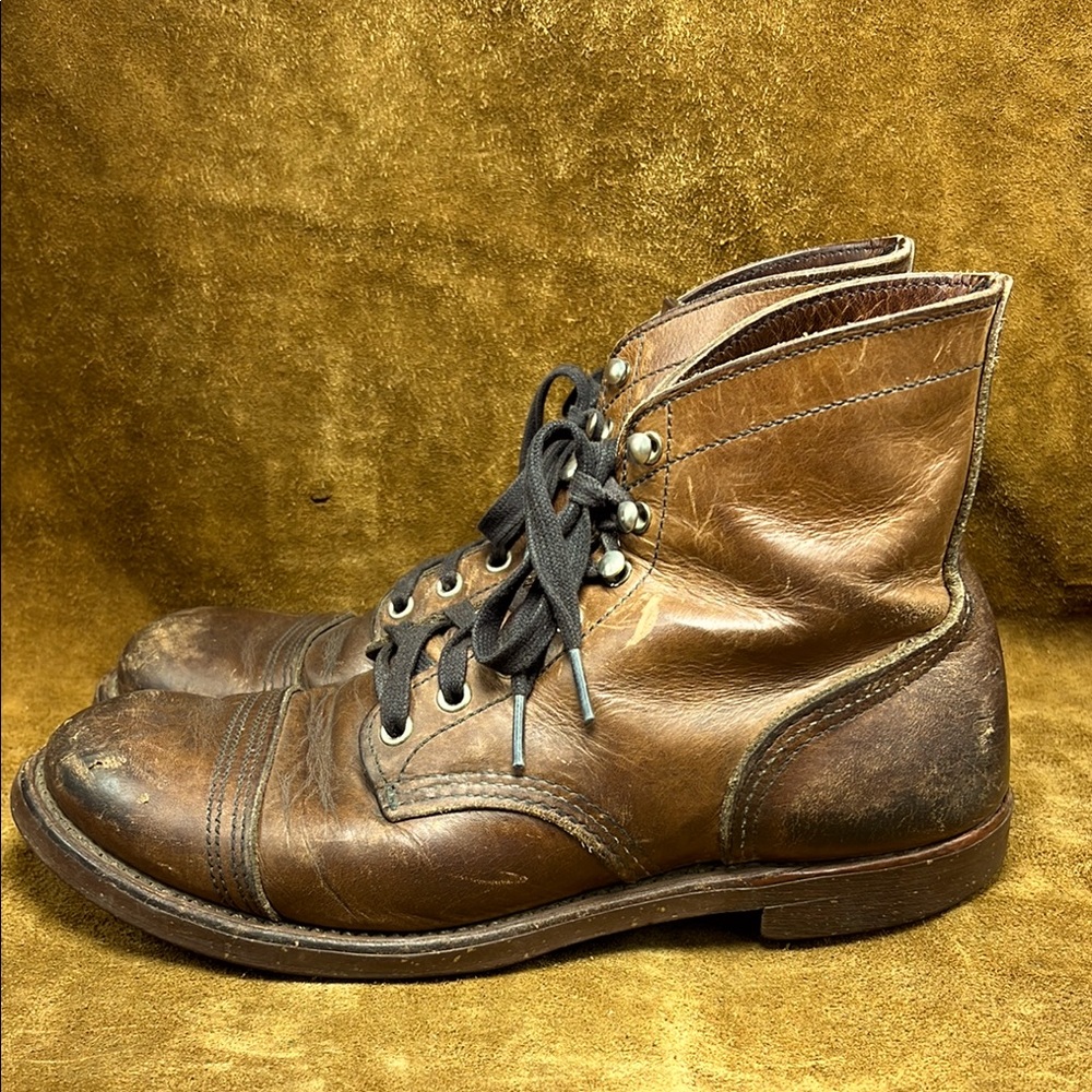 Red Wing Brown Leather Ankle Boots #2